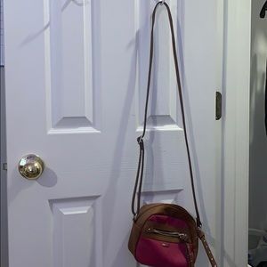 pink crossbody purse